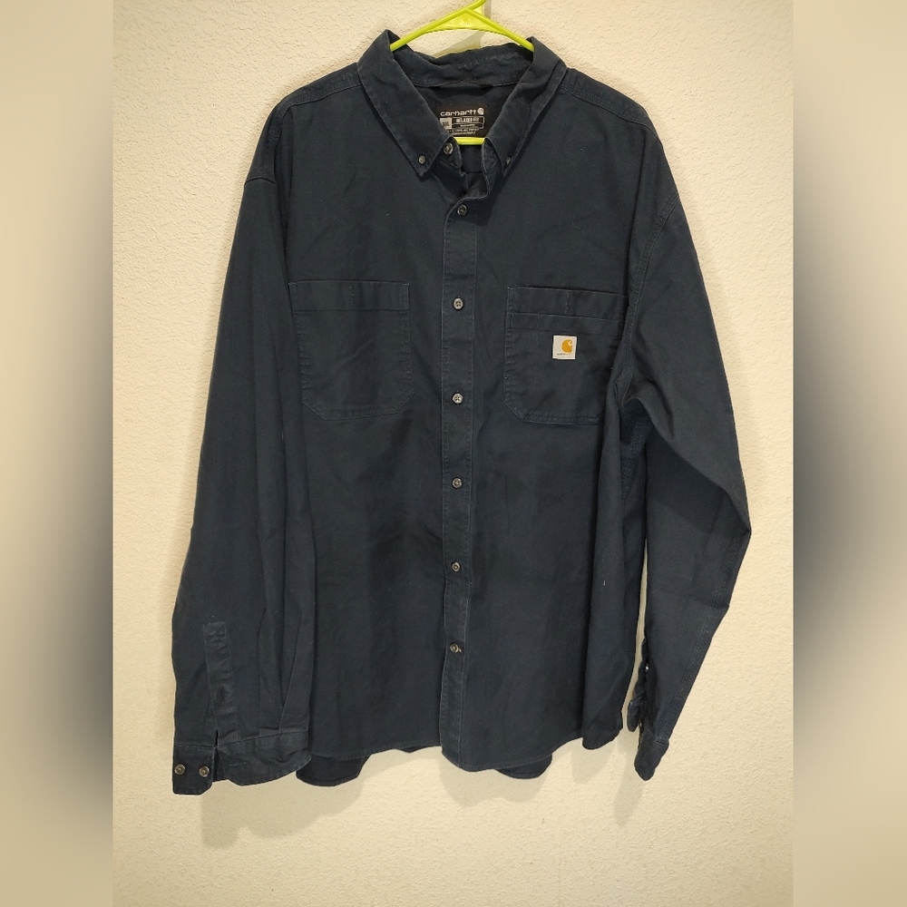Carhartt Men's Button Down Shirt, Size 3X (rack 1)